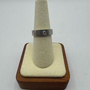 Cartier 3 Diamond love ring classic model